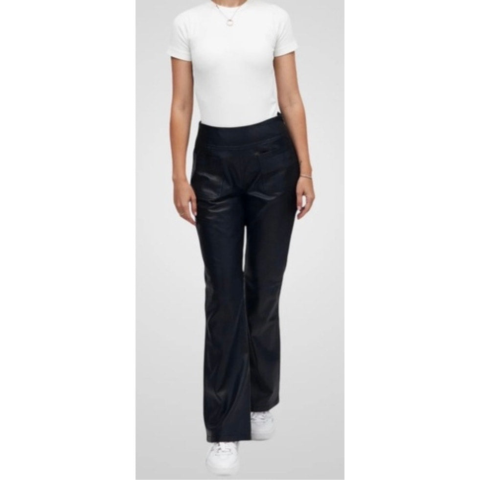 NWT Bod & Christensen Black Leather Pants Size 6