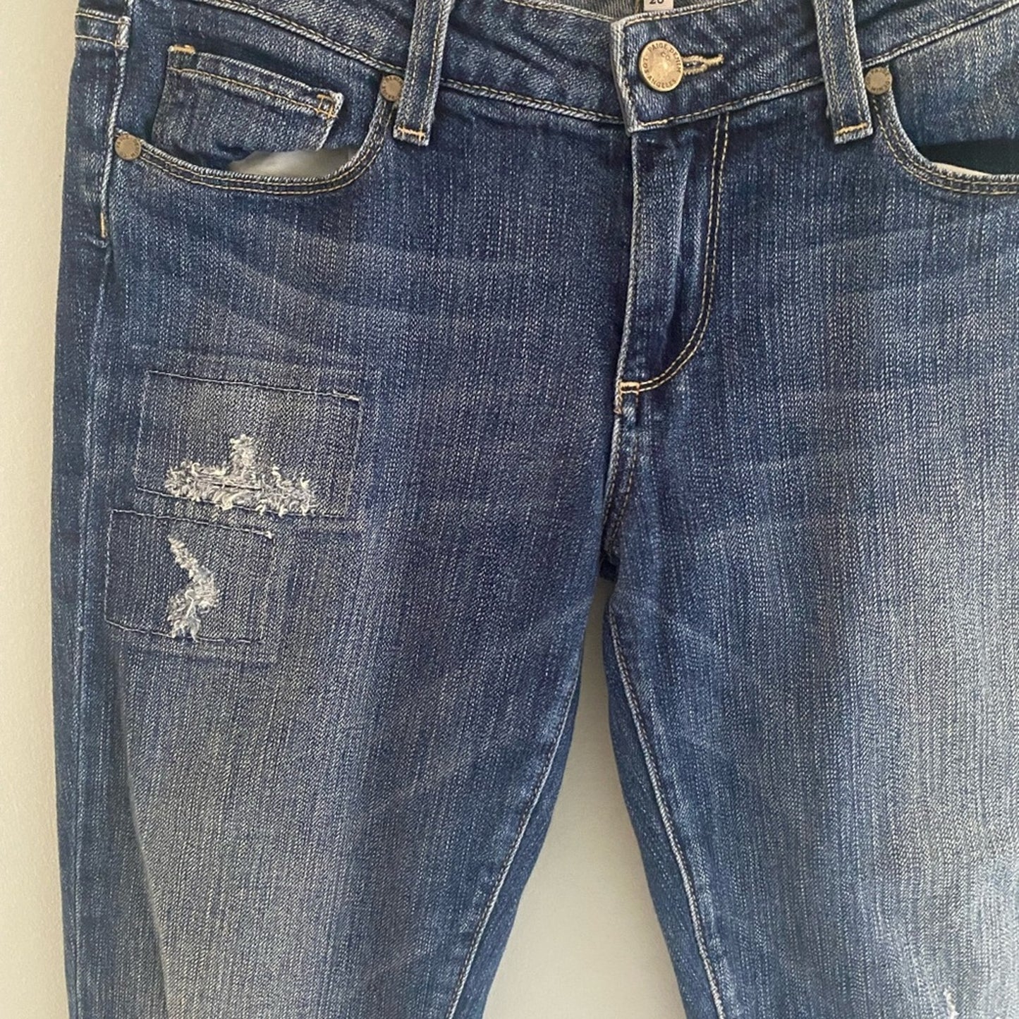 Paige Skyline Ankle Peg jeans size 28