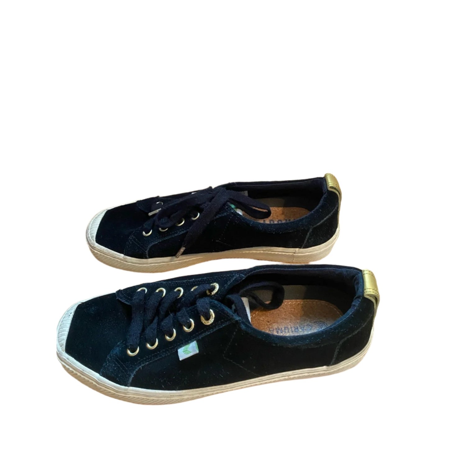 Cariuma Black Suede Oca Sneakers Size 8