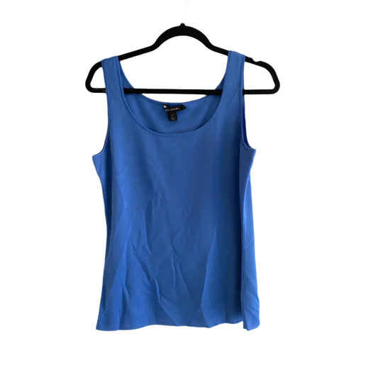 St. John Rayon Blue Tank Size S