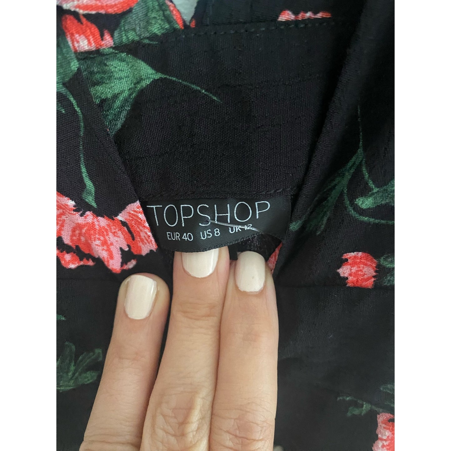 Topshop Floral Dress Size 8