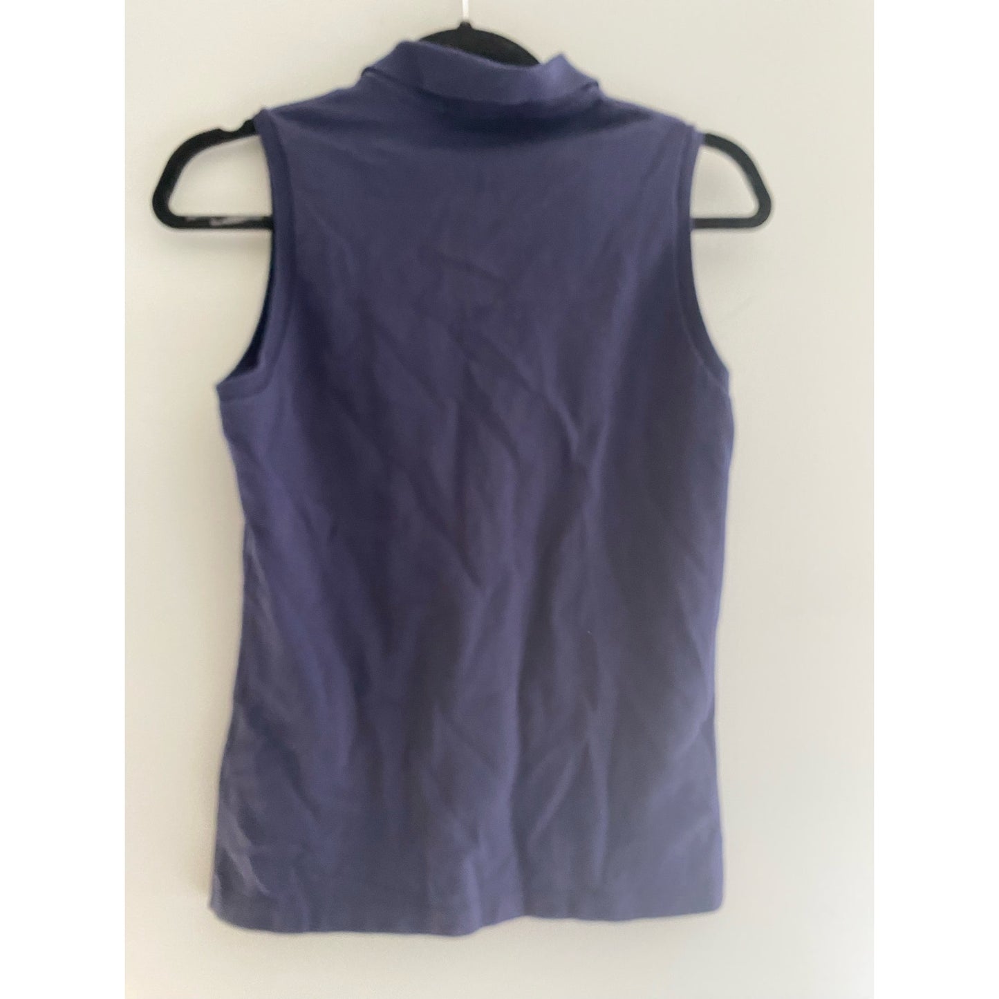 Women’s Navy Lacoste Sleeveless Shirt Size 38