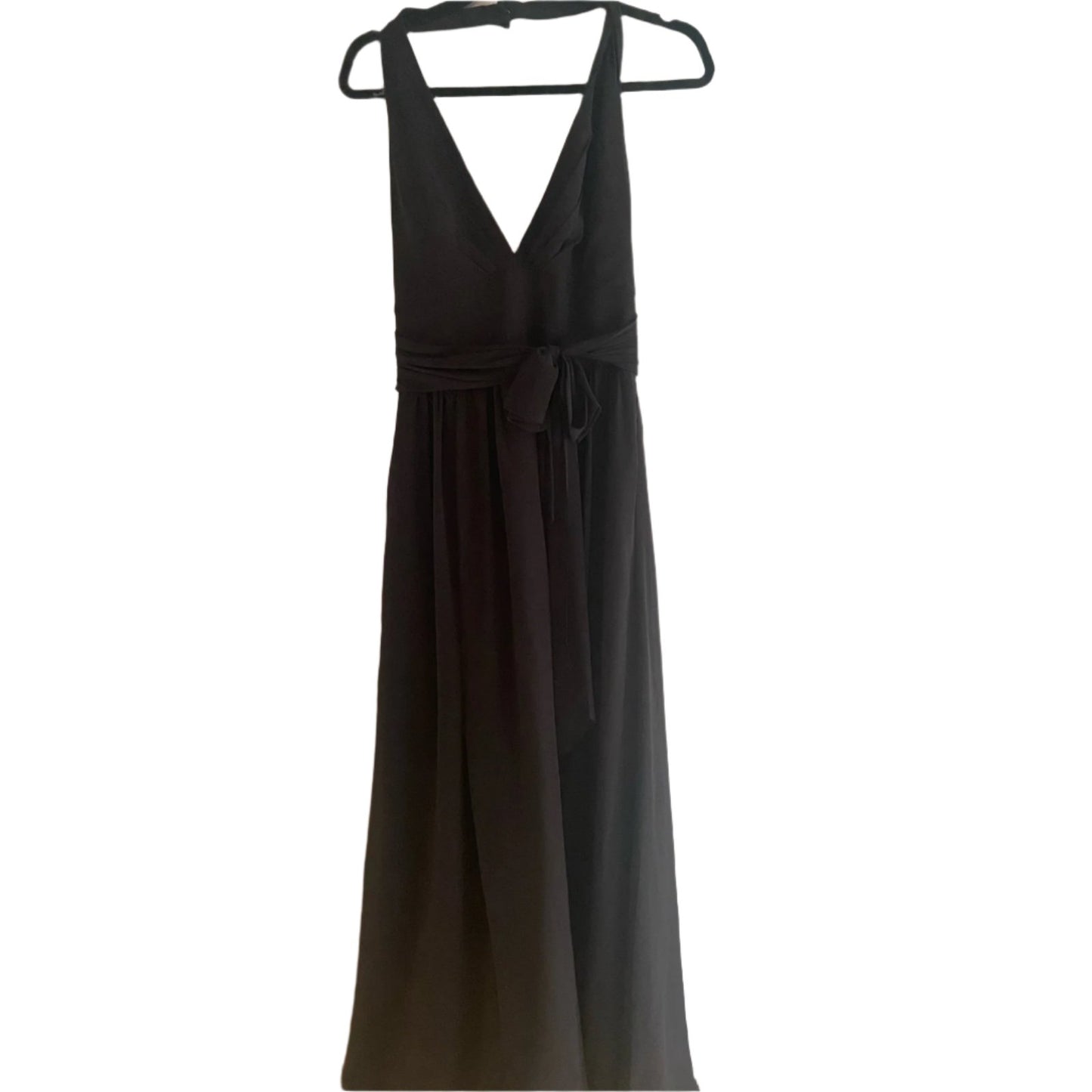 NWT Gather & Gown Black Chiffon Dress Size 8