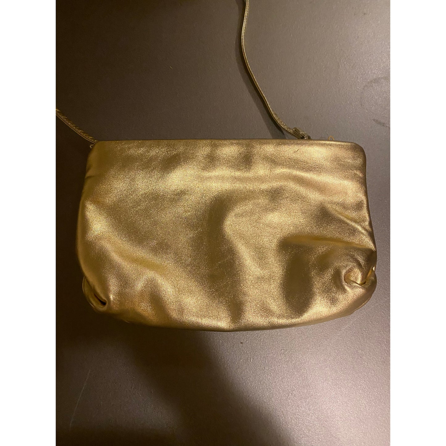 Avante Gold Crossbody Handbag