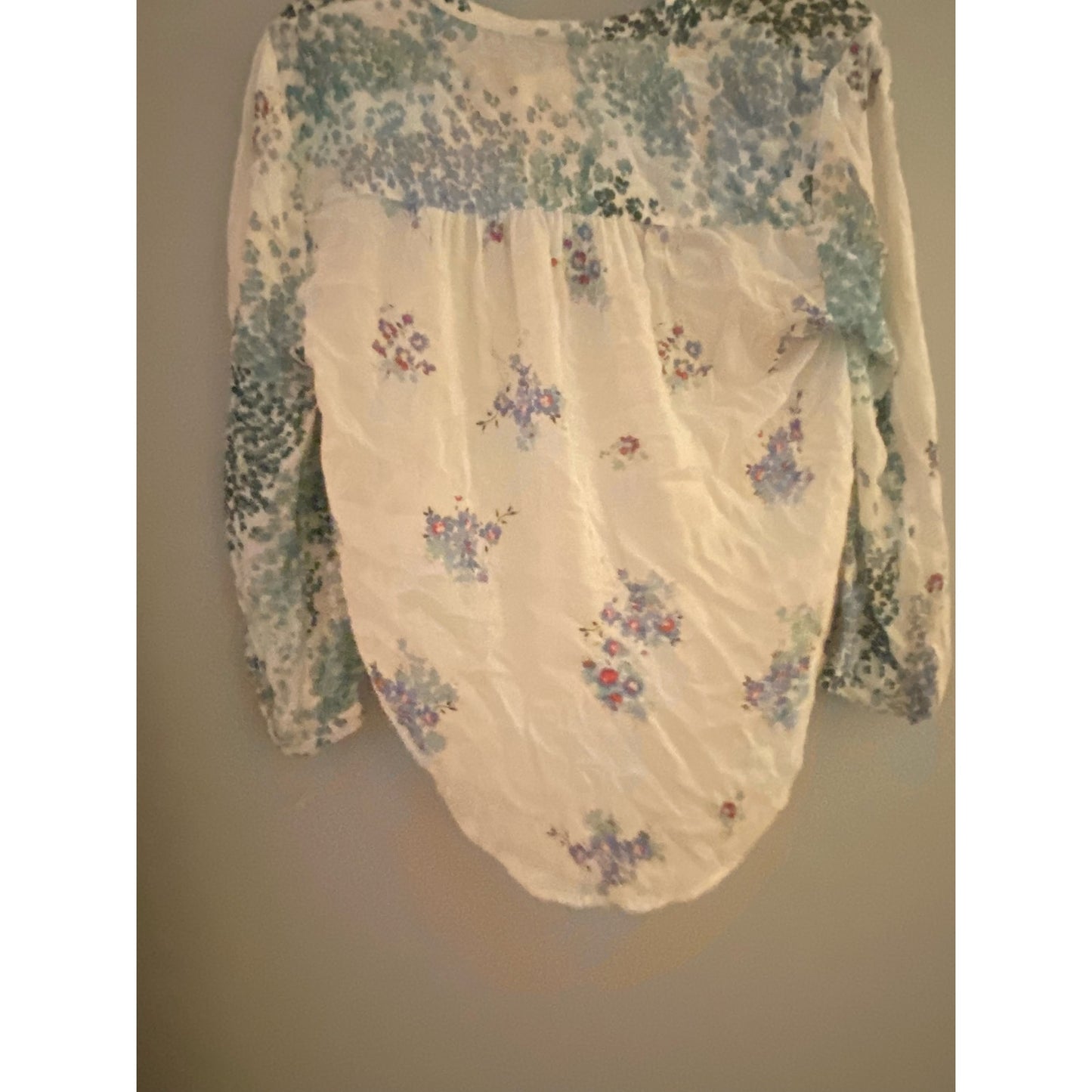 Lucky Brand Floral Blouse Size S