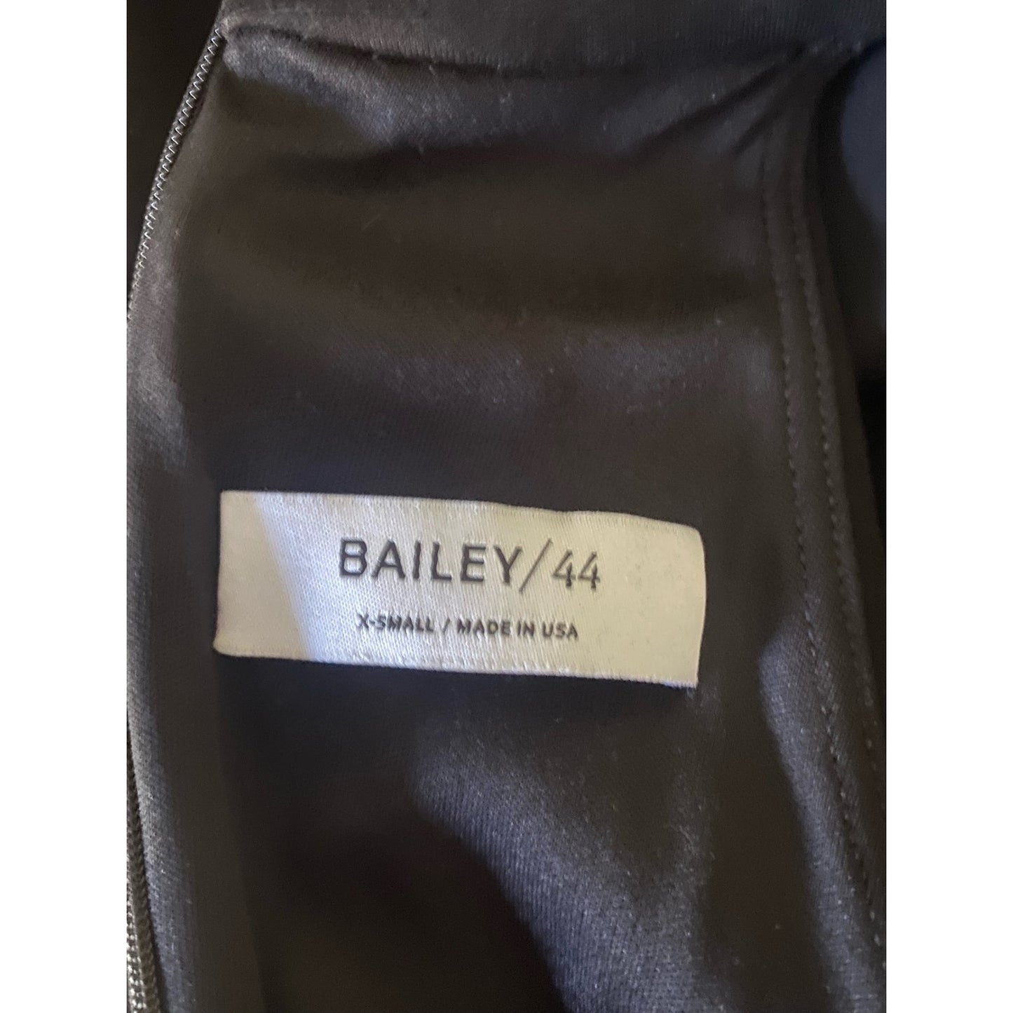 Bailey 44 Black Mock Neck Draped Dress Size XS