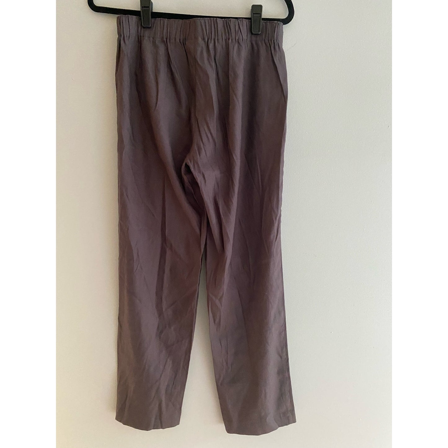 J. Jill Linen Blend Stretch Pull on Pants Size 2