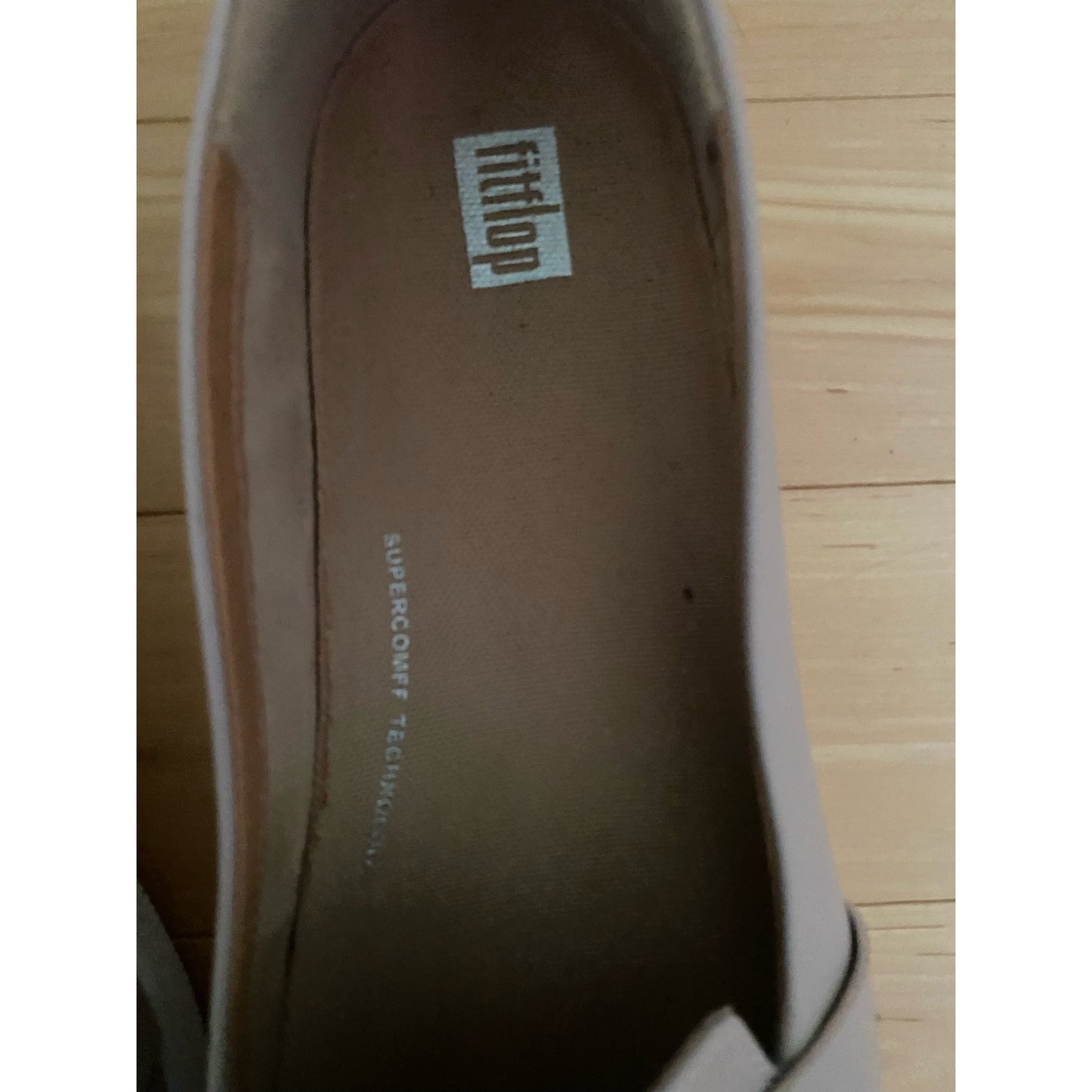 Fitflop Superskate Fringe Tan Loafers Size 10