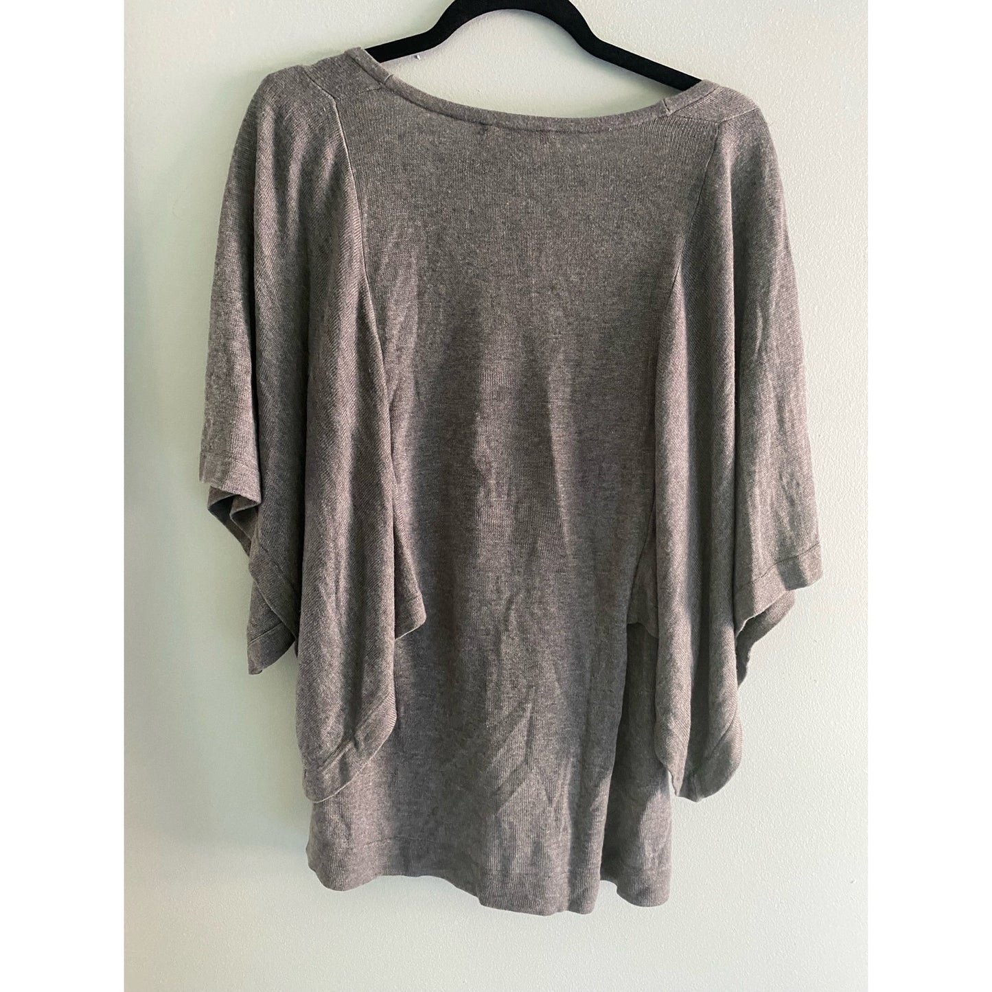 Lefton Houston Draped Gray Sweater Size L