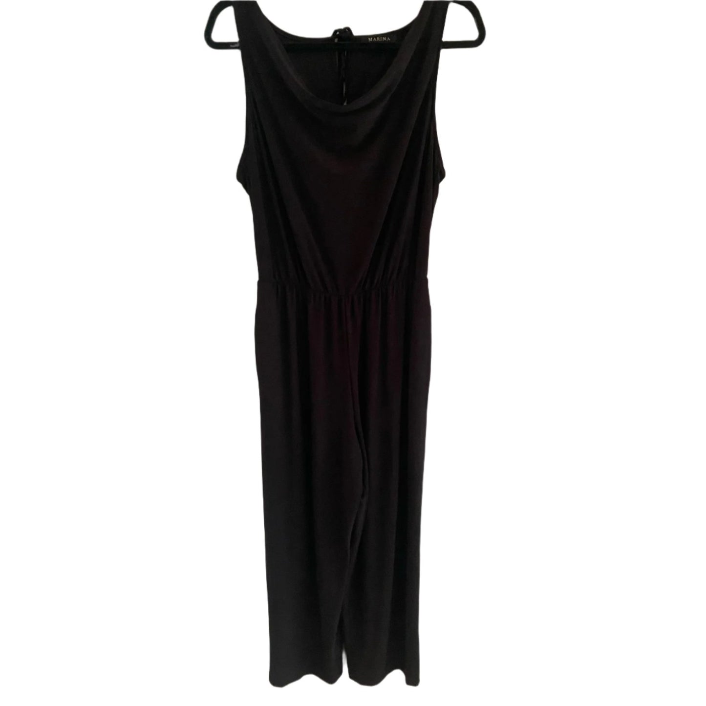 NWOT Marina Drape-Neck Jumpsuit Size M