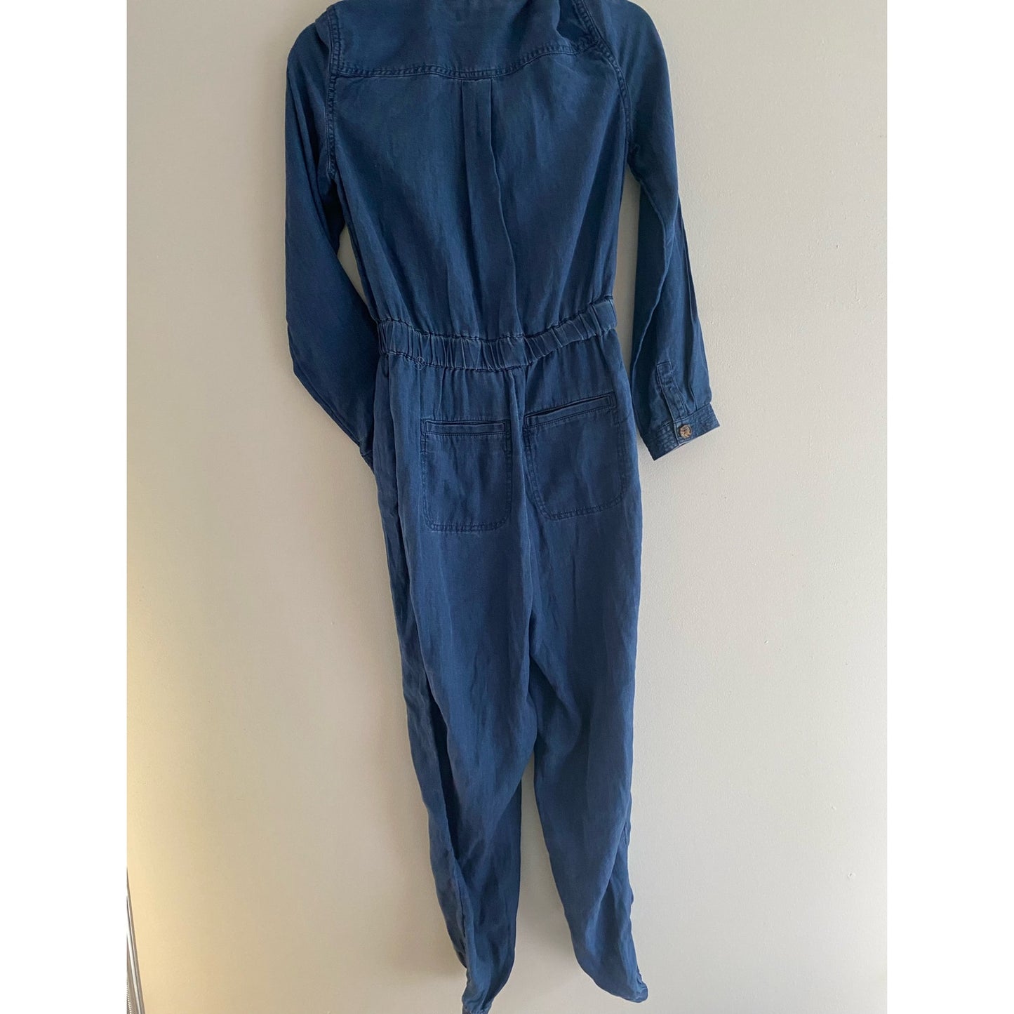 NWT Banana Republic Denim Tencel Jumpsuit Size 0