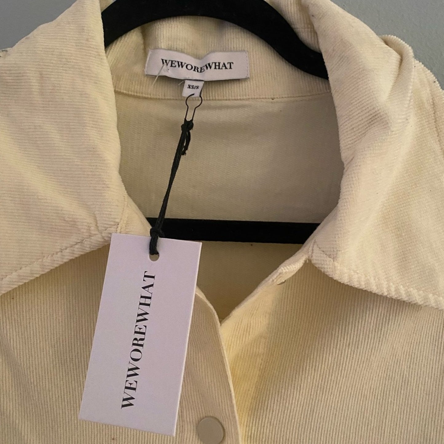 NWT We Wore What Corduroy Shirt/Jacket Size XS