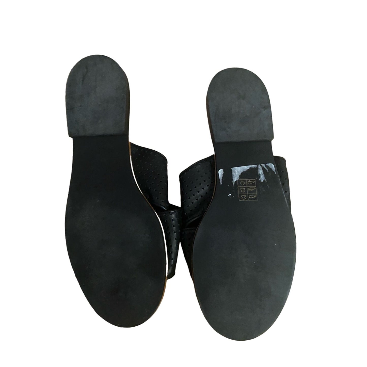 Jil Sander Navy Slide Sandals in Black Size 41