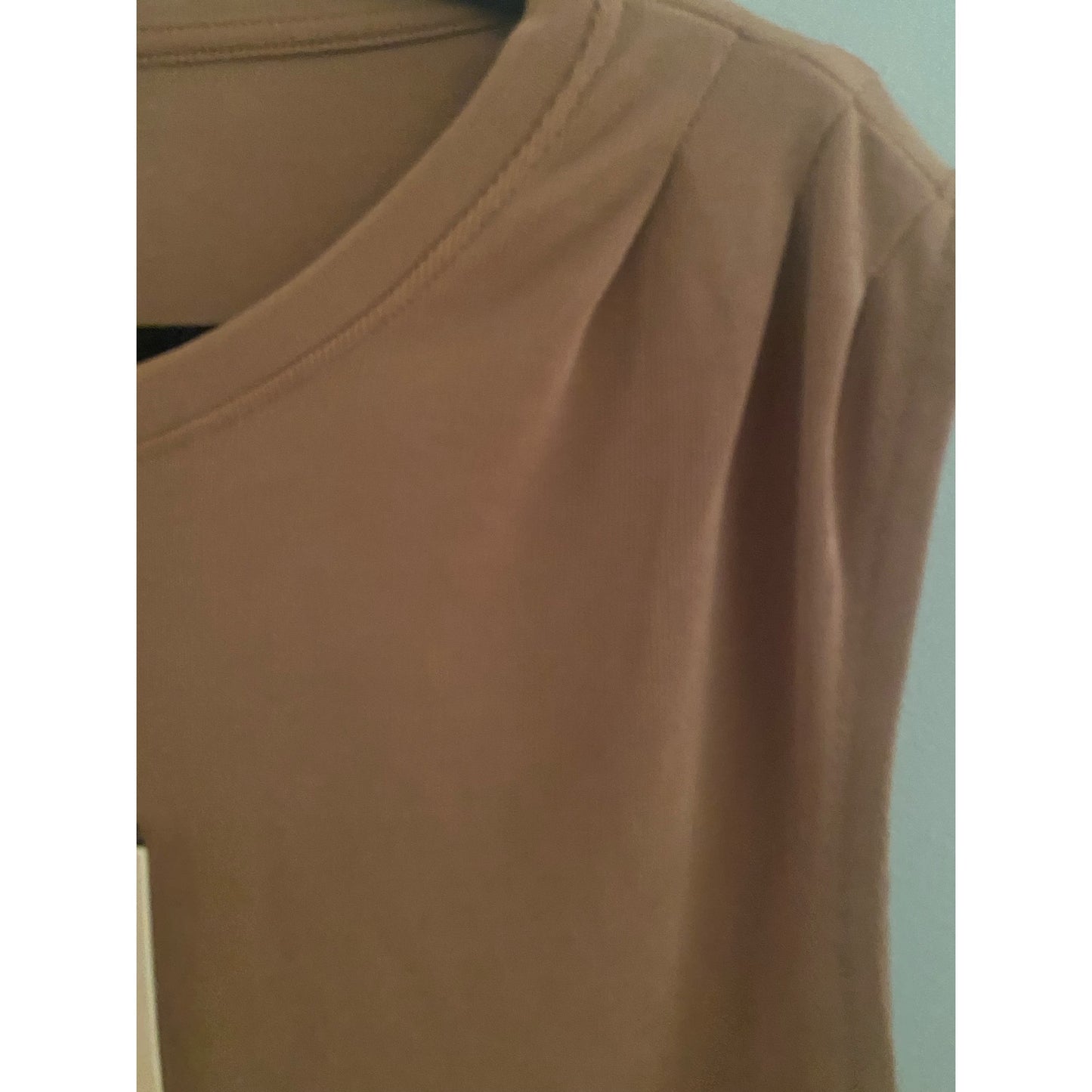 NWT Sincerely Jules Nude Sleeveless Top Size L