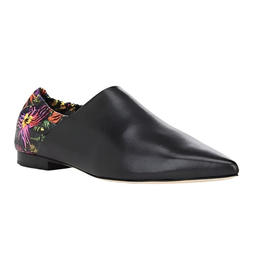 3.1 Phillip Lim Black Floral Babouche Size 39