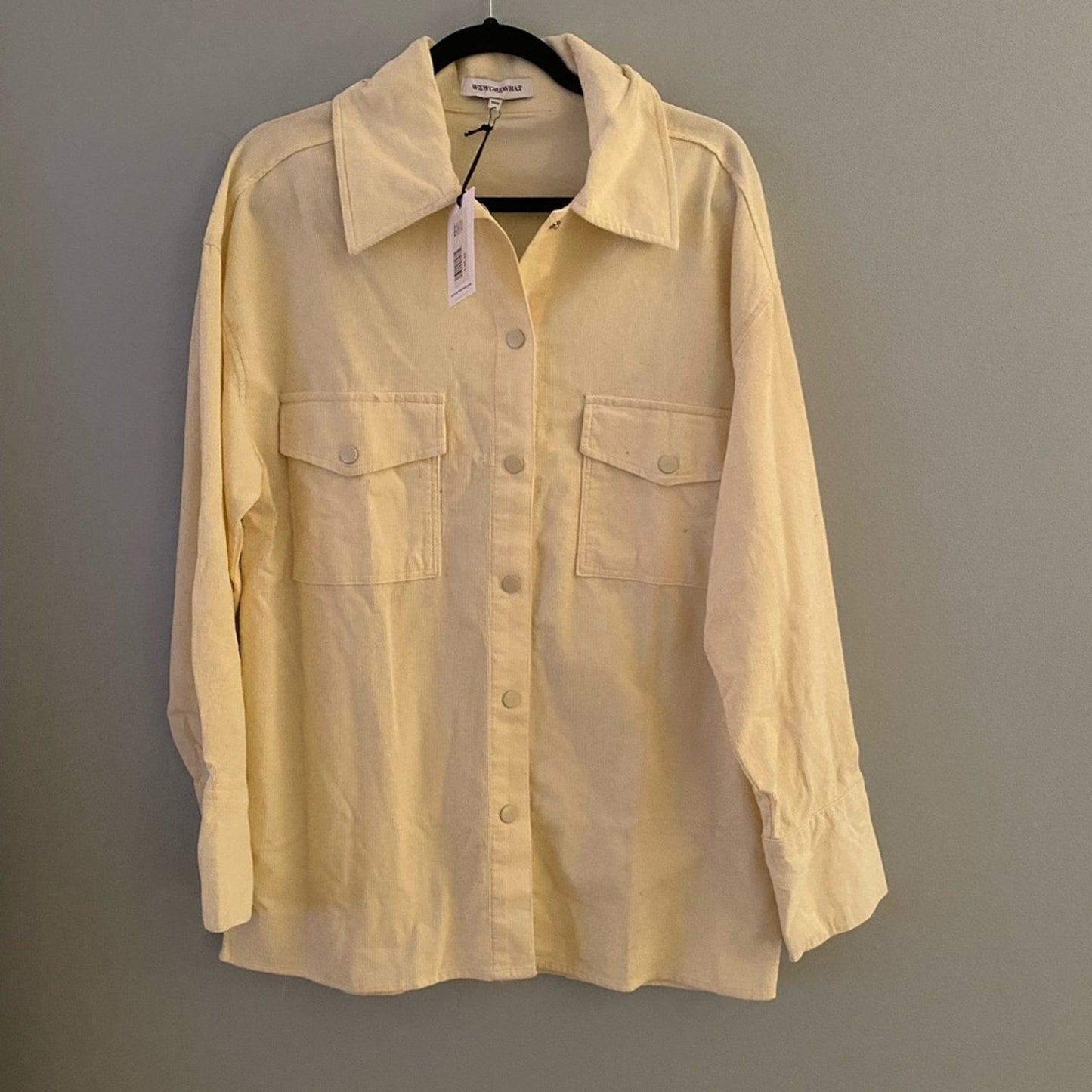 NWT We Wore What Corduroy Shirt/Jacket Size XS