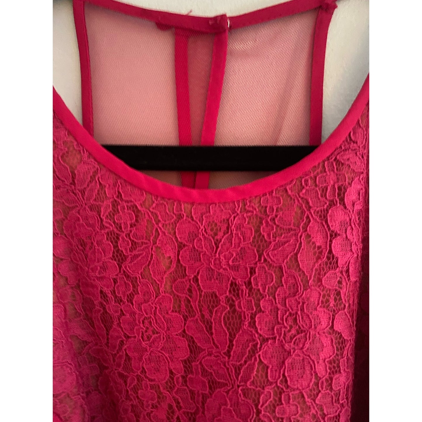 BCBG Max Azria Tenya Pink Lace Dress Size 0