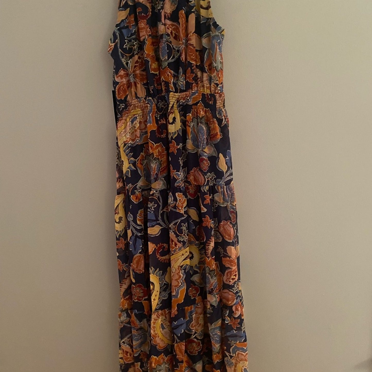 NWT Nicole Miller Floral Maxi Dress Size 4