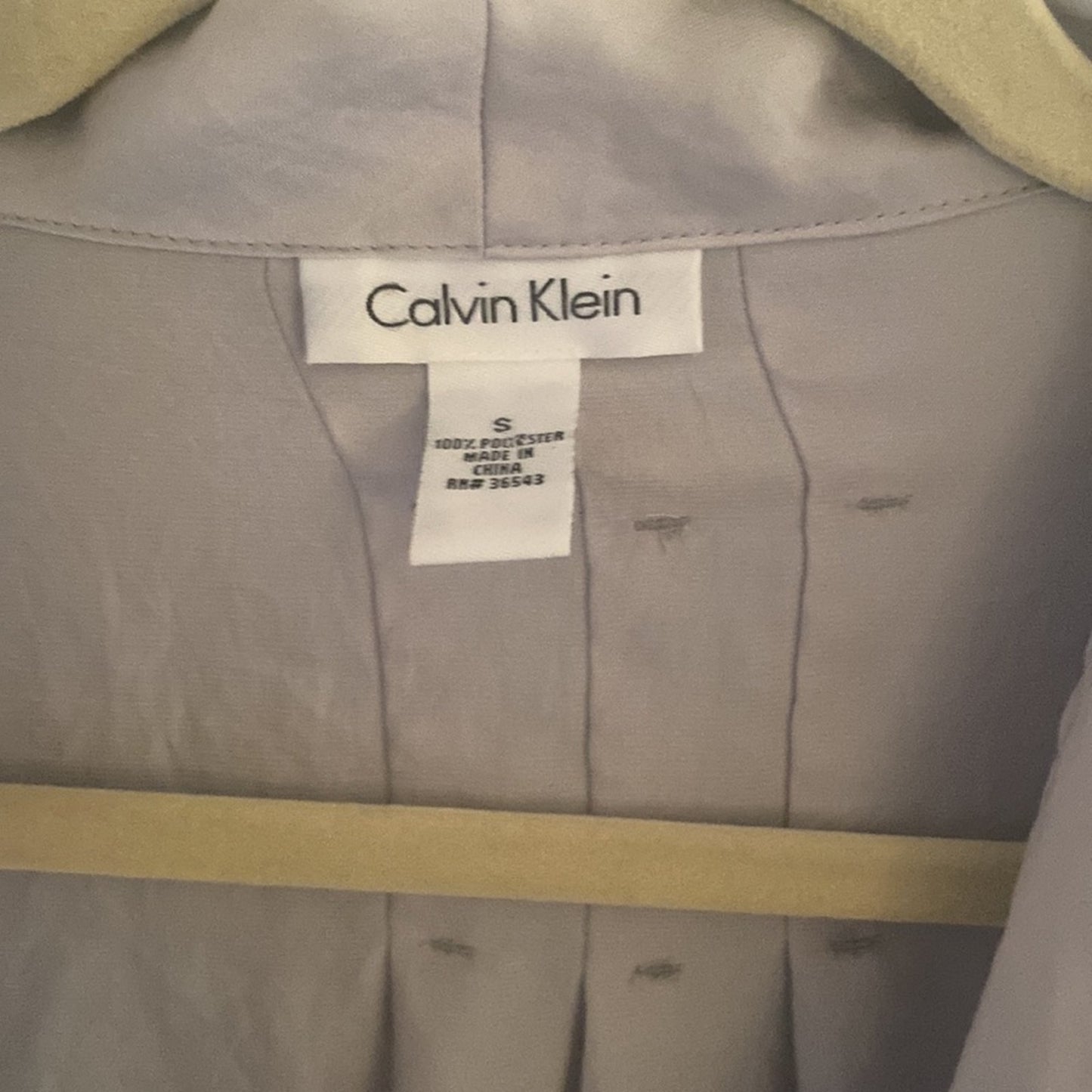 Calvin Klein draped blouse Size S