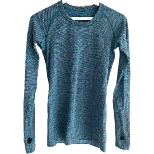 Lululemon Align Blue Long Sleeved Top Size 6