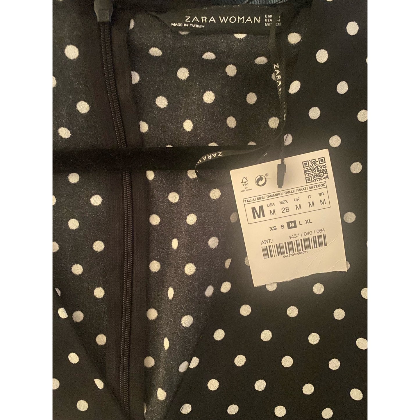 NWT Zara Polka Dot Jumpsuit Size M