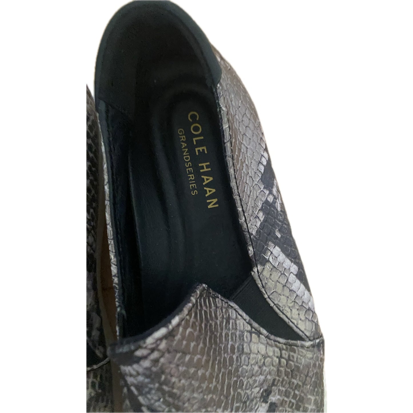 Cole Haan Snake Embossed Slip-on Sneakers Size 7.5