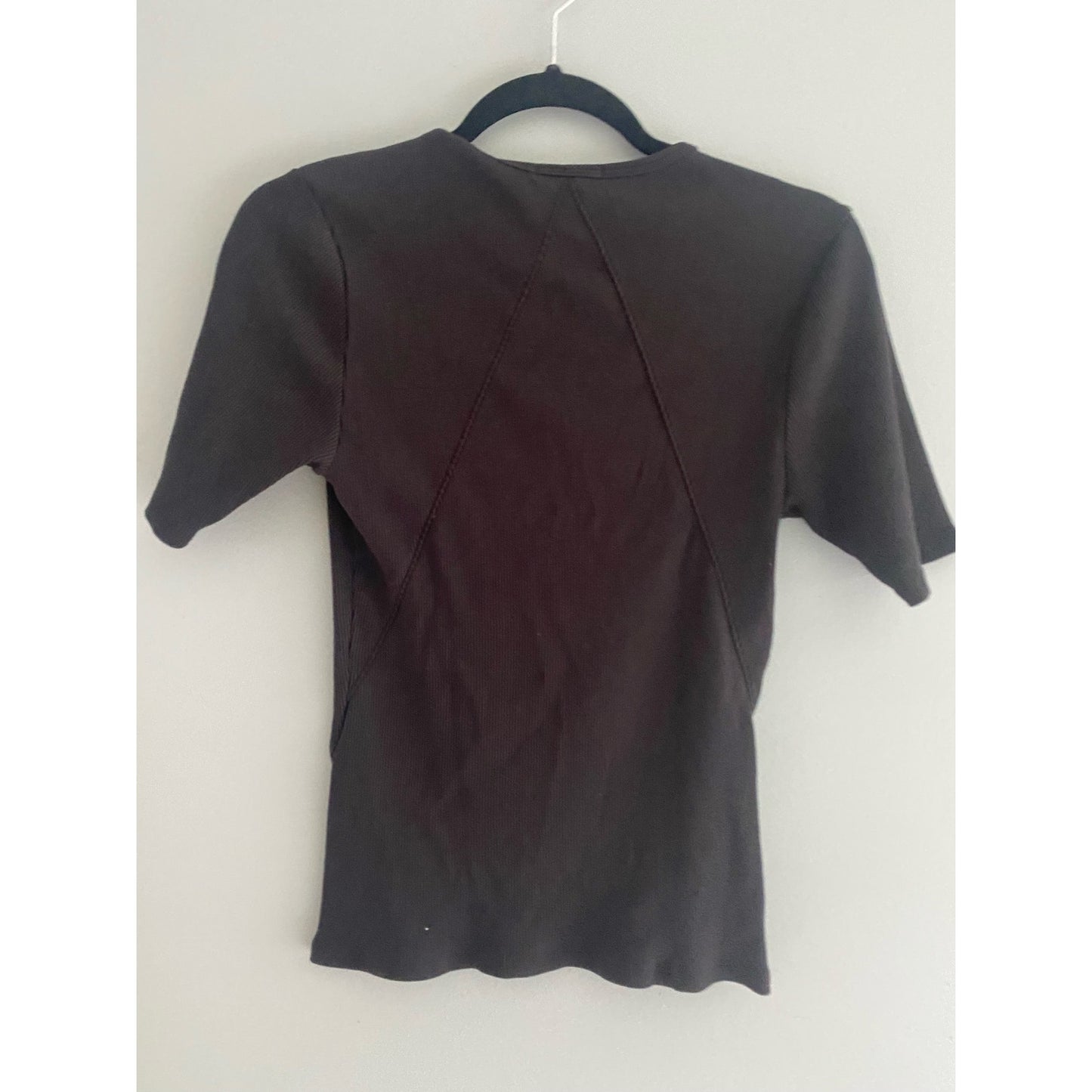 Rag & Bone Black Ribbed Shirt Size M