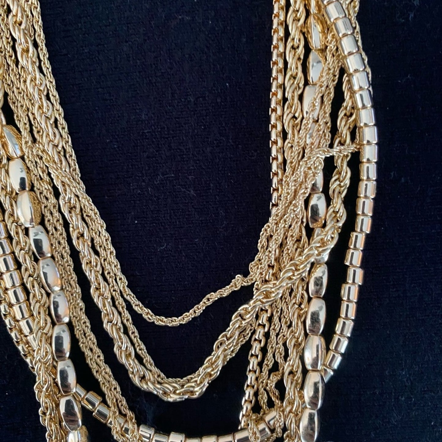 NIB Piper K Gold Multi-Layered Necklace