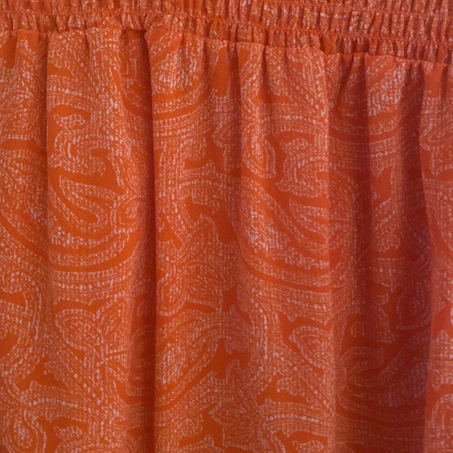 Michael Kors Orange Poppy Blouse Size S