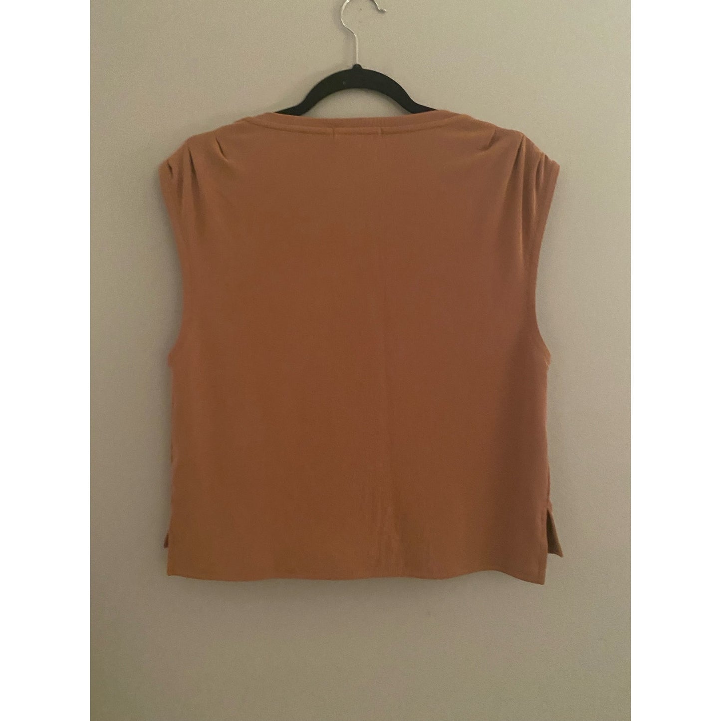 NWT Sincerely Jules Nude Sleeveless Top Size L