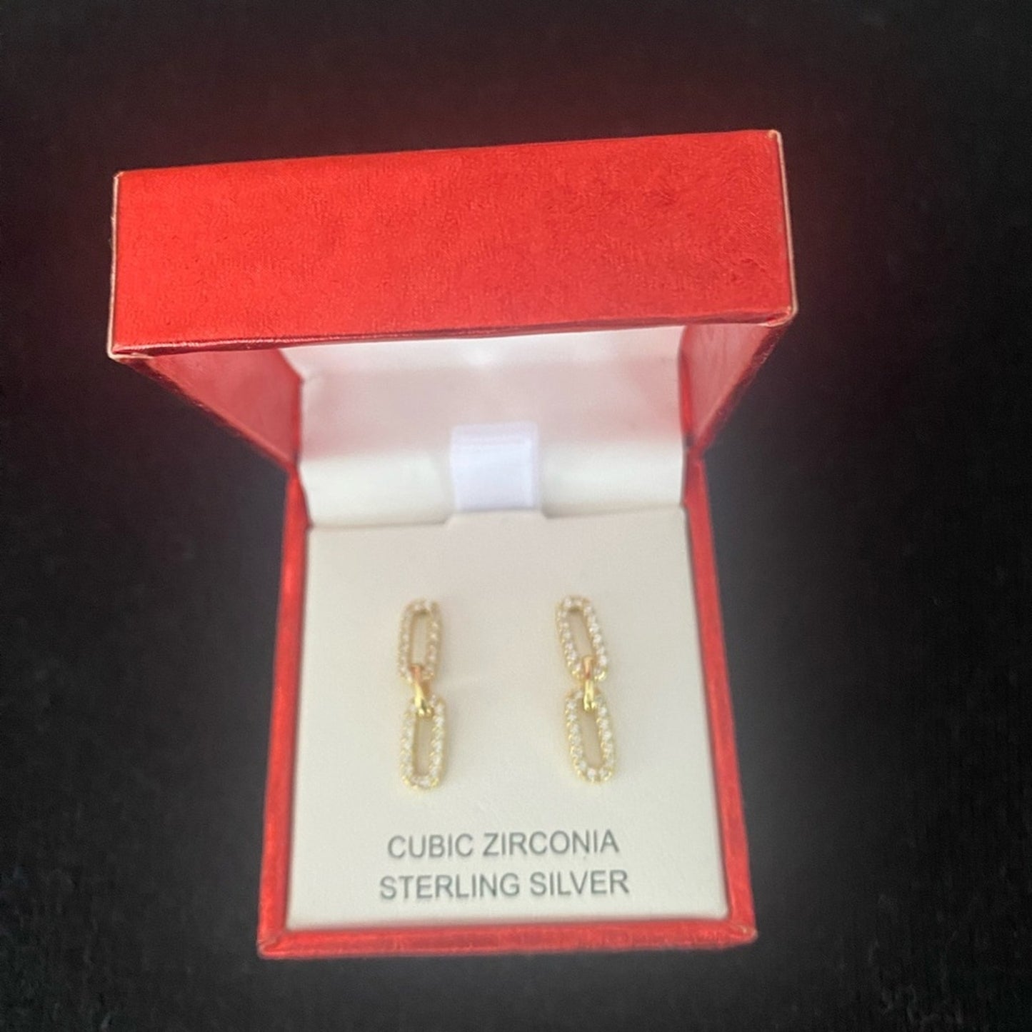 NIB Rachel Zoe Cubic Zirconia Earrings