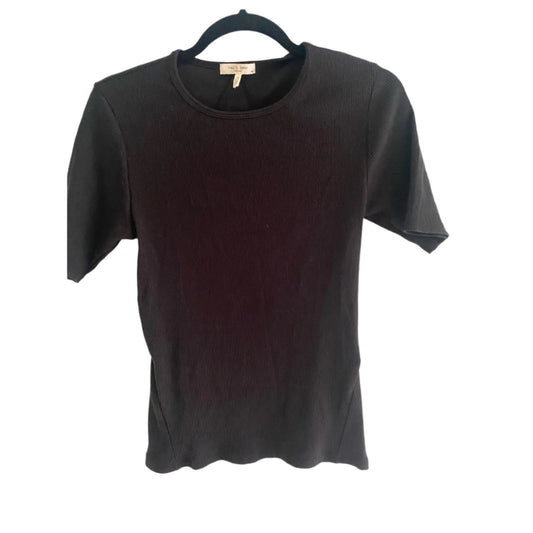 Rag & Bone Black Ribbed Shirt Size M