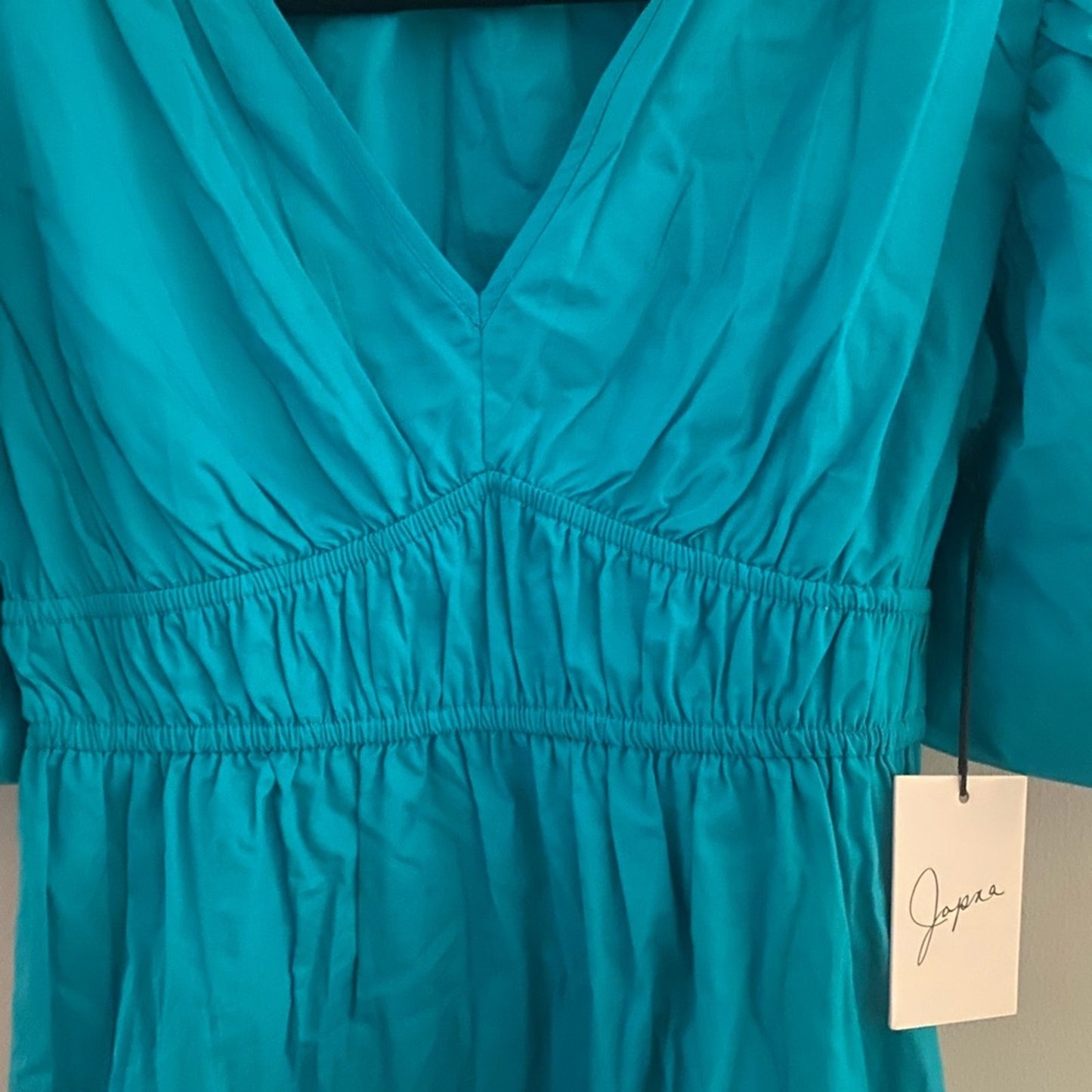 NWT Japna Puff Sleeve Tiered Dress Size S