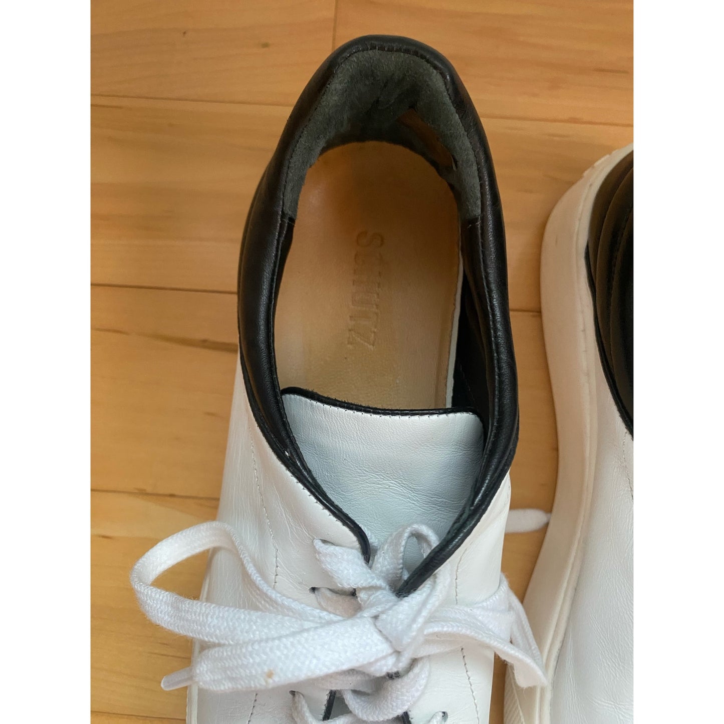 Schutz White Sneakers Size 9.5