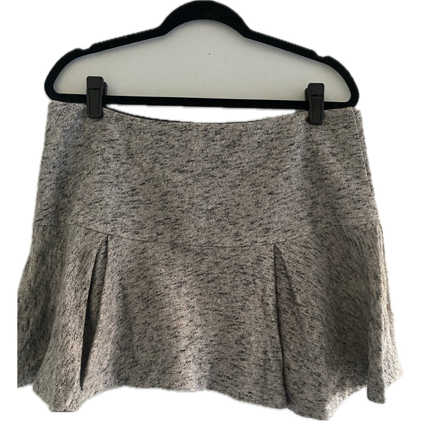 Derek Lam 10 Crosby Gray Mini Skater Skirt Size 12