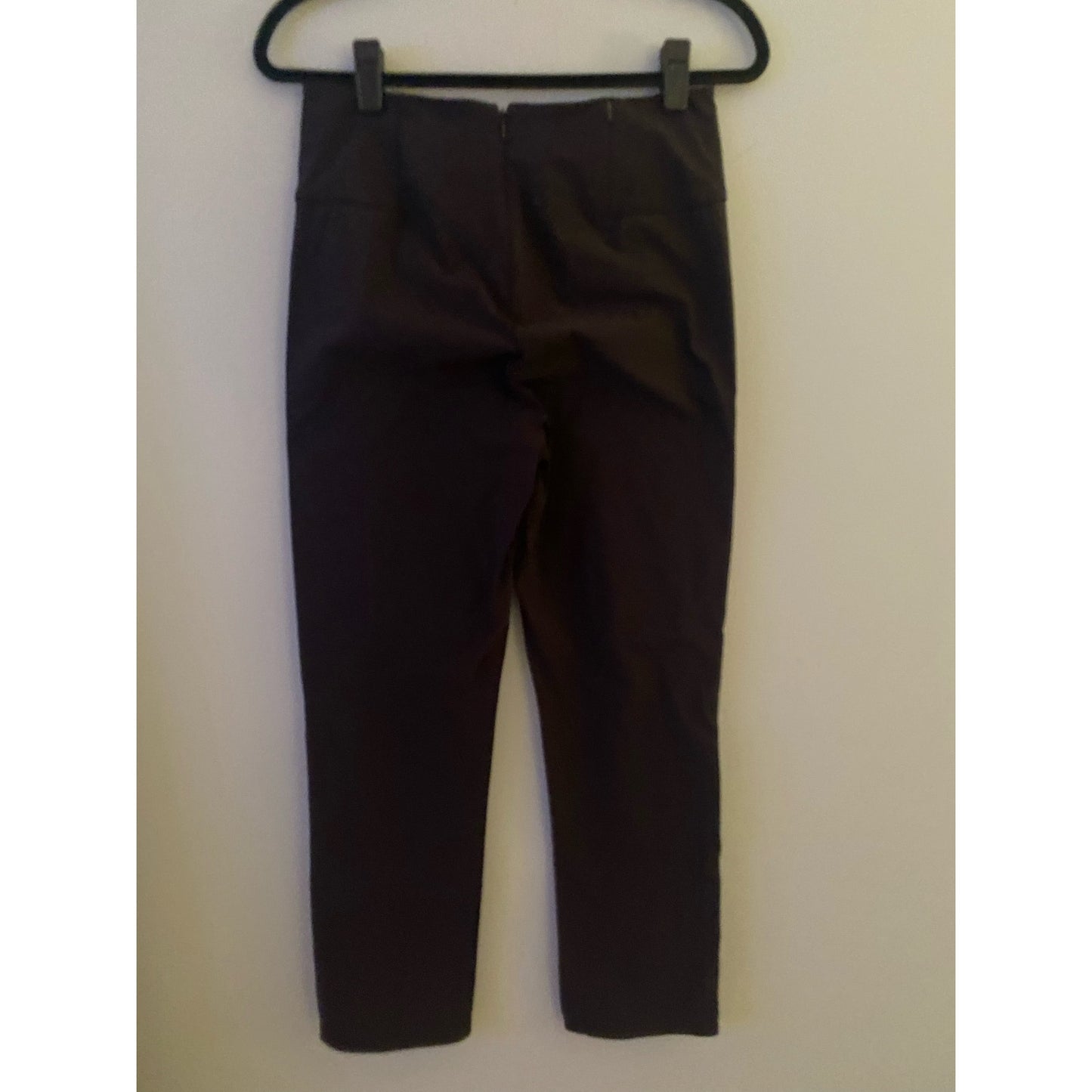 Athleta Wander Black Front Slit Slim Straight
Crop Pants on