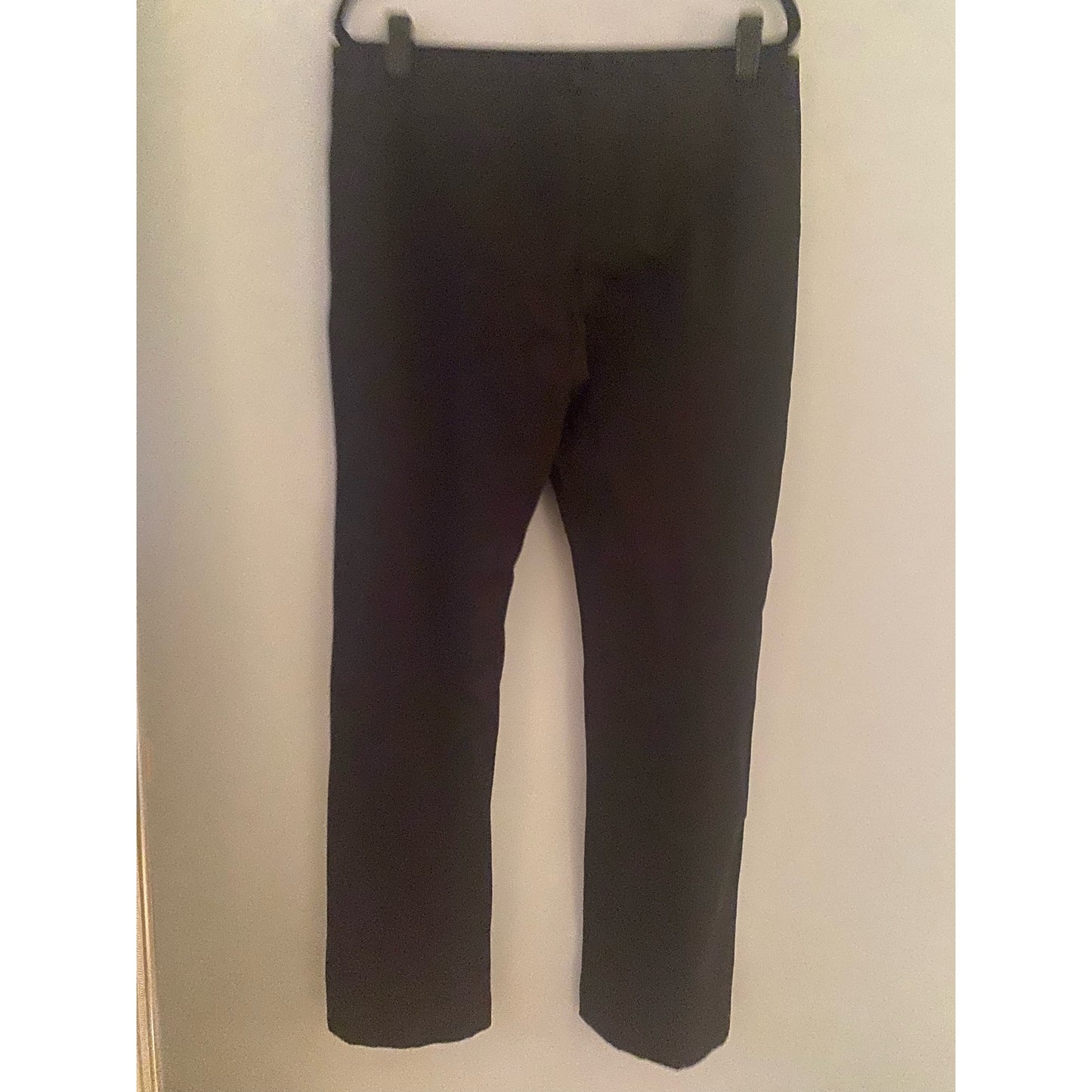 Theory Black Twill Wide Leg Pants Size 12