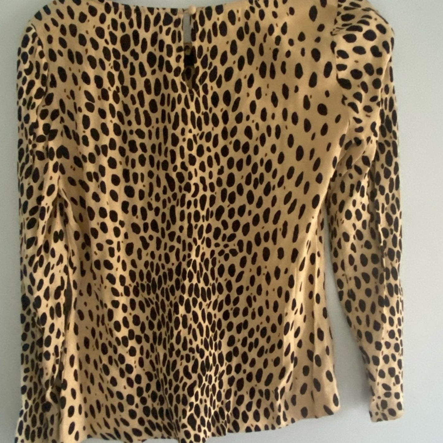 J. Crew Animal Print Blouse Size 00