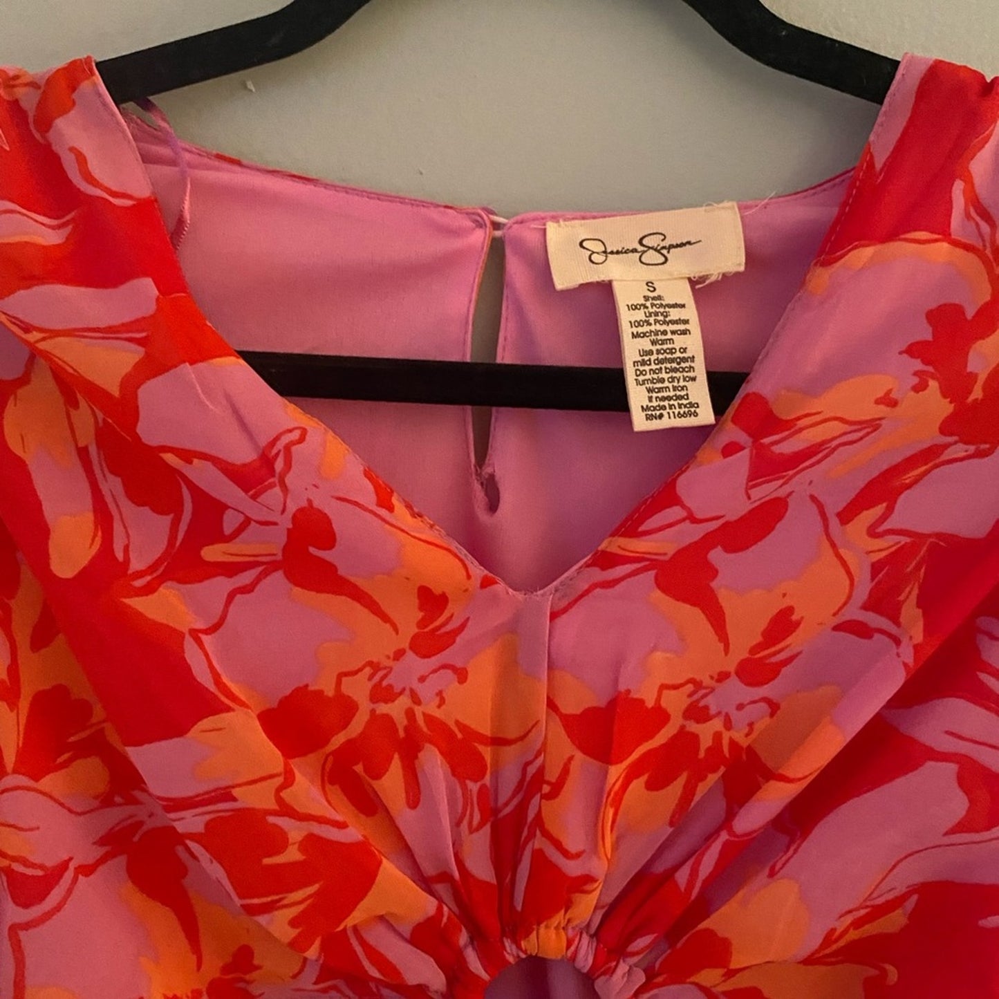 NWT Jessica Simpson Floral Cutout Dress Size S