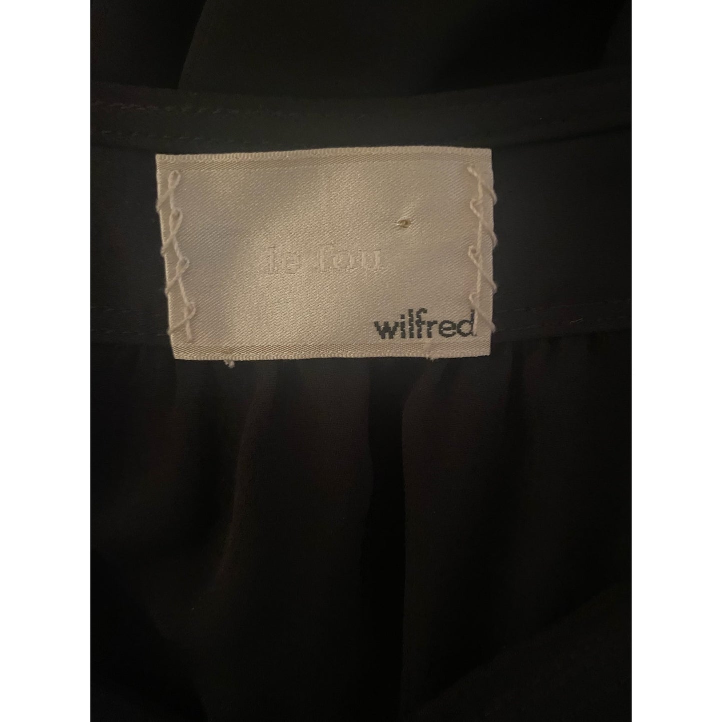 Le Fou Wilfred Black Sheer Dress Size