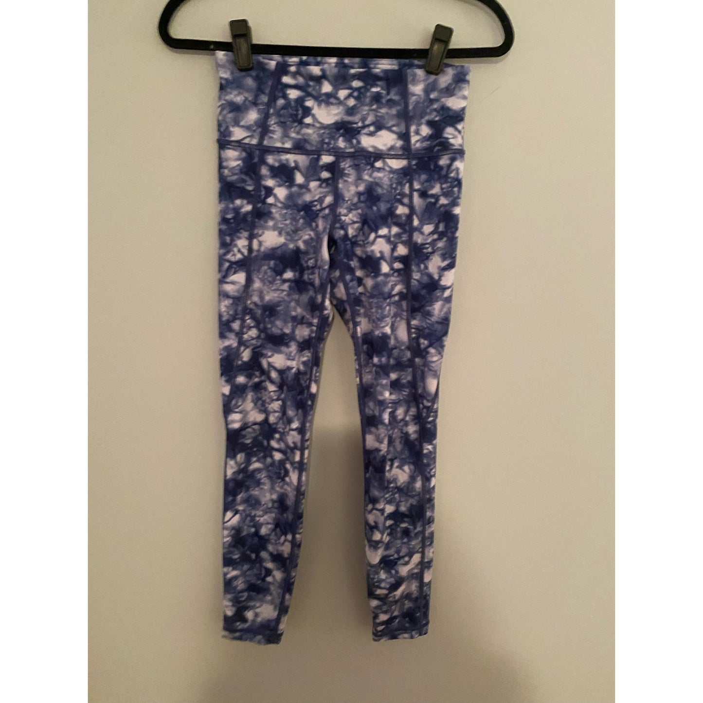 Athleta Blue Tie Dye Leggings Size XS