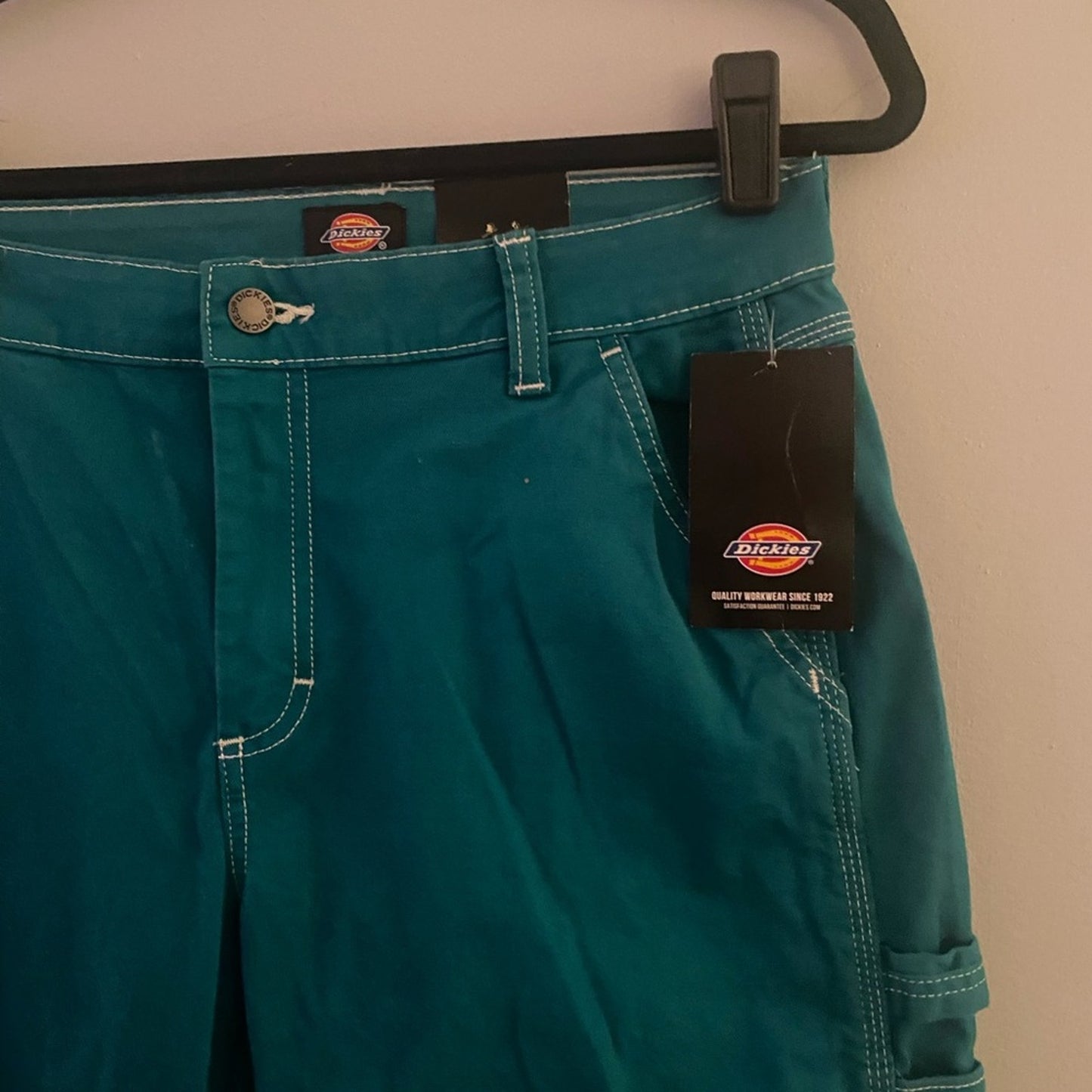 NWT Relaxed Fit Turquoise Dickies Pants Size 28 R