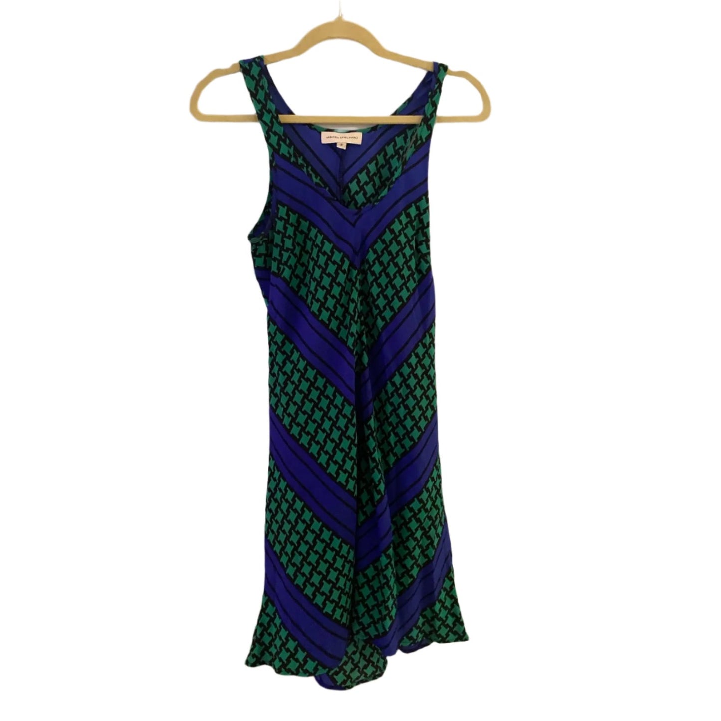 Amanda Uprichard Silk Geometric Dress Size P