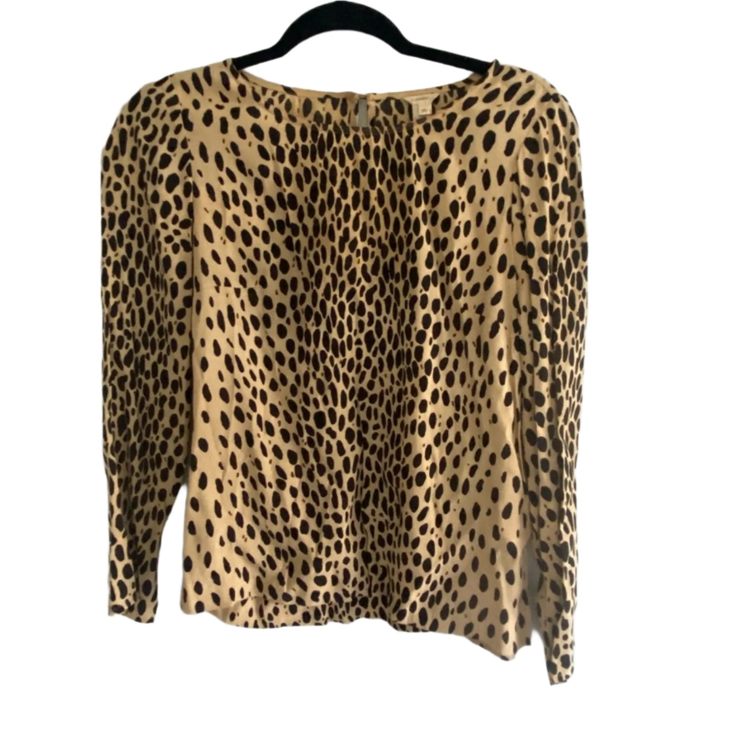 J. Crew Animal Print Blouse Size 00