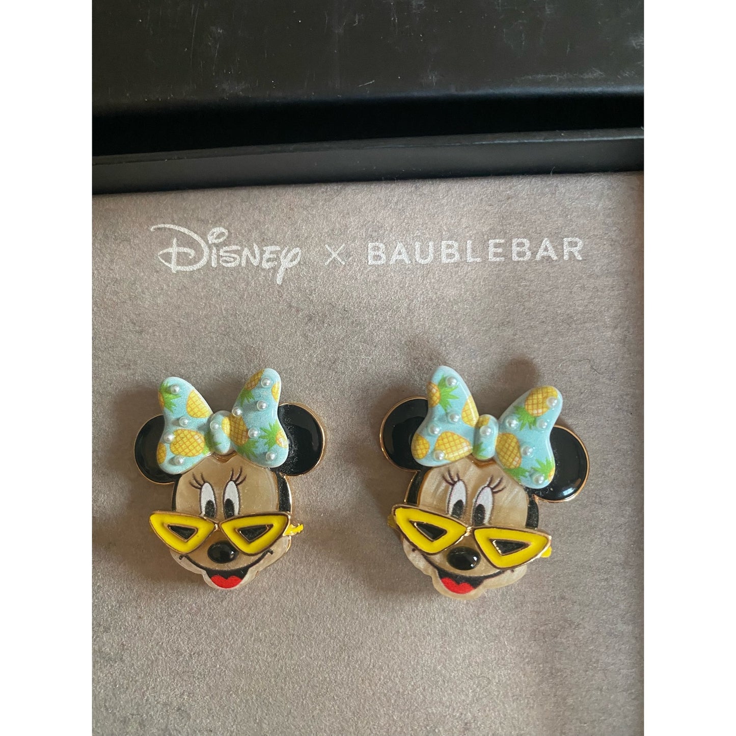 NIB Disney Baublebar Minnie Mouse Earrings