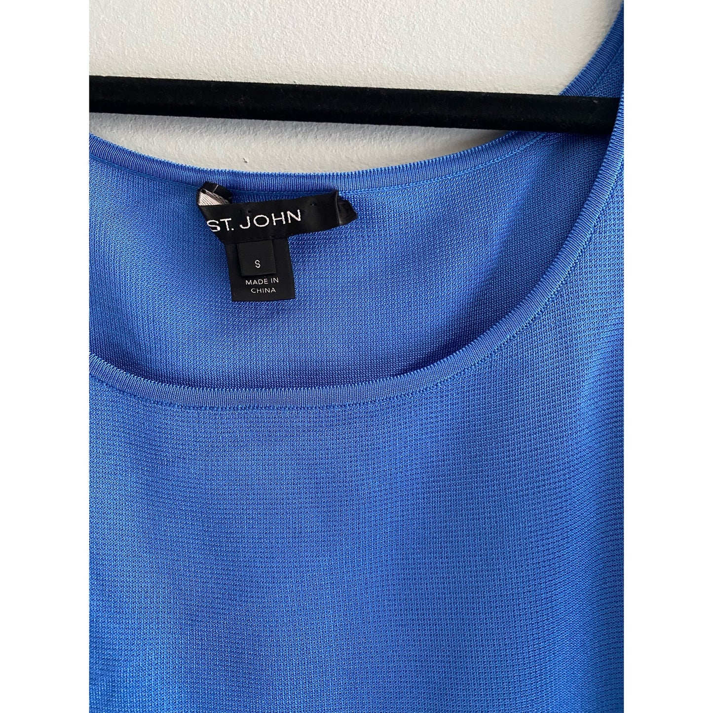 St. John Rayon Blue Tank Size S