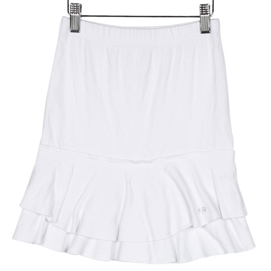 Girls Rykiel Enfant White Ruffled Skirt Size 10