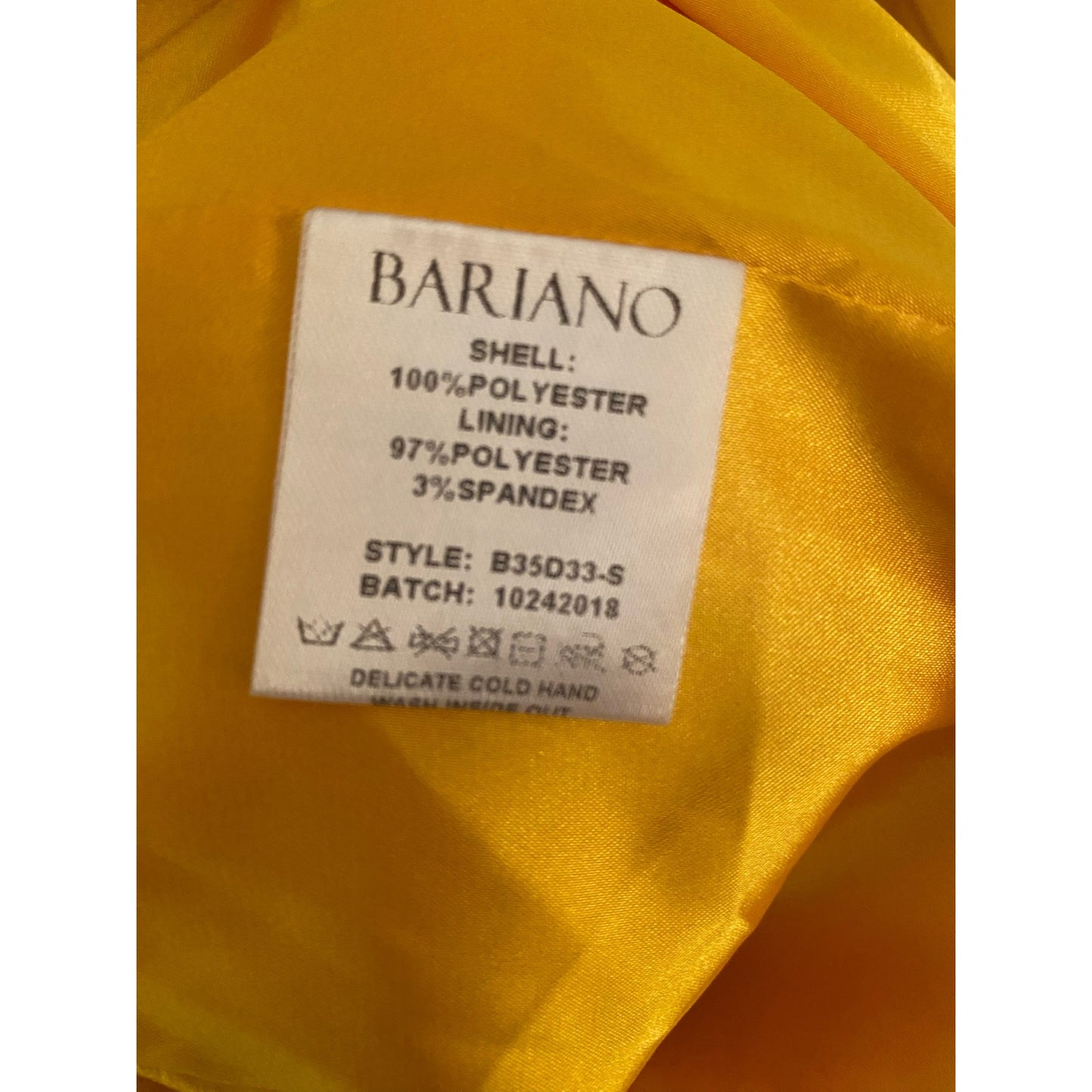 Bariano Australia Strapless Ruffle Dress Size 4