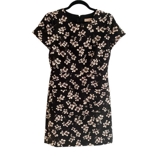 Ann Taylor Loft Black Floral Dress Size 2P