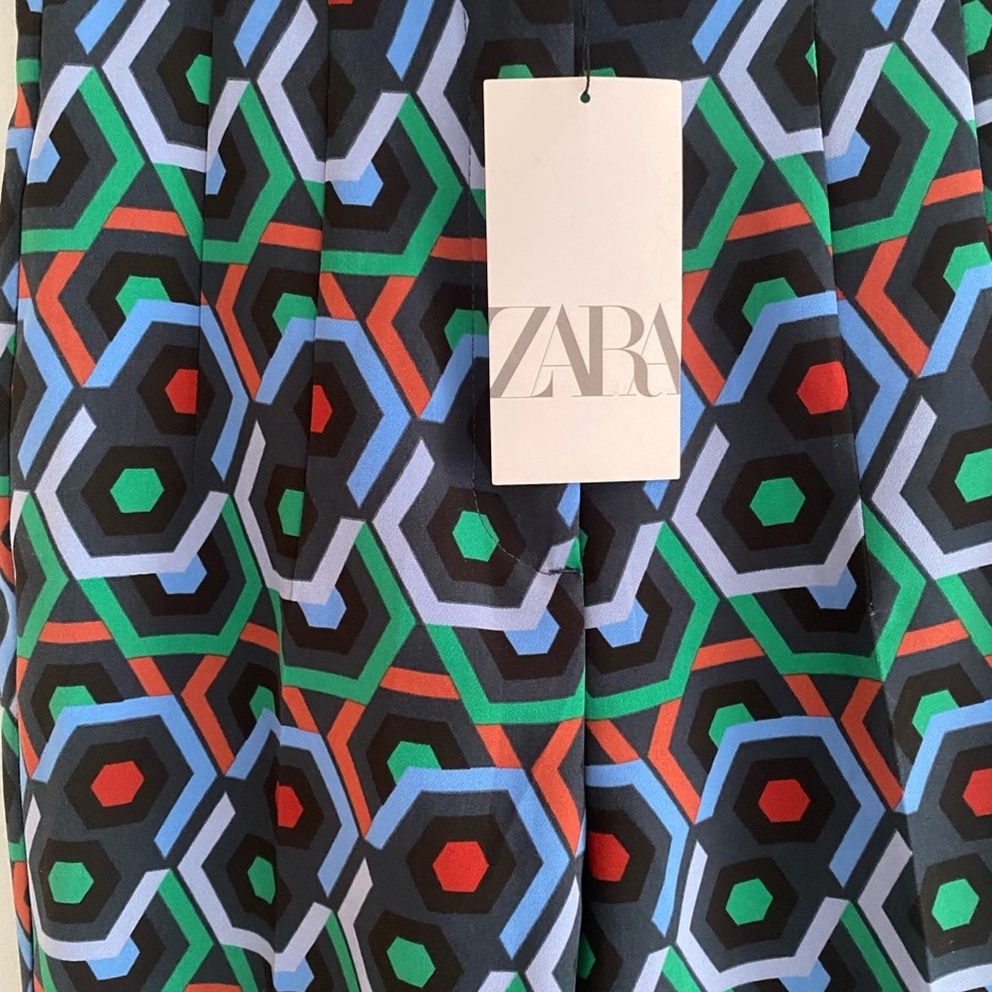 NWT Zara Geometric Pants Size XS